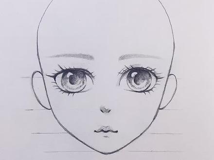 #动漫 适合初学者的画整张脸的教程来啦!#绘画 #简笔画 #画 #动漫教程