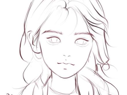 超详细起稿过程,小笨蛋们快来学啦。#procreate绘画 #抖音618好物节 #绘画过程分享 #procreate绘画 #照片转手绘