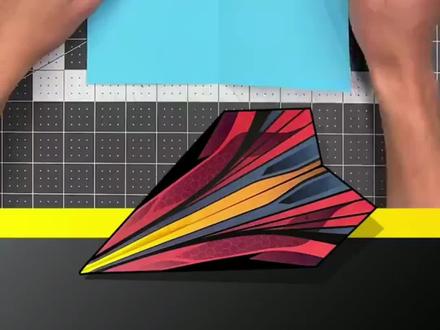 轻松飞过100英尺!教你折一架简单的小飞机——Onslaught Alpha#纸飞机