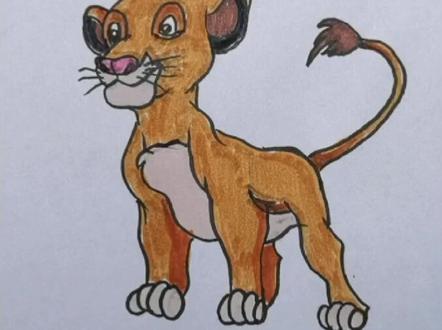 小辛巴来了!快来和宝贝一起画一画吧!#育儿 #亲子 #简笔画简笔画教程 #狮子王 @抖音小助手