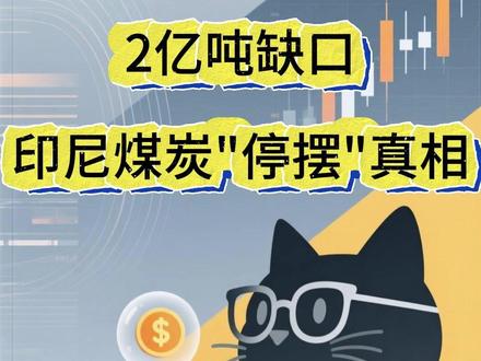 2亿吨缺口 印尼煤炭"停摆"真相 #热点 #煤炭 #行业 #股票 #股民