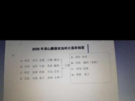 你觉得哪些队进八强?#凉山火洛杯