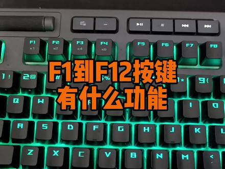 按键F1到F12都有什么功能? #数码科技 #电脑知识 #机械键盘