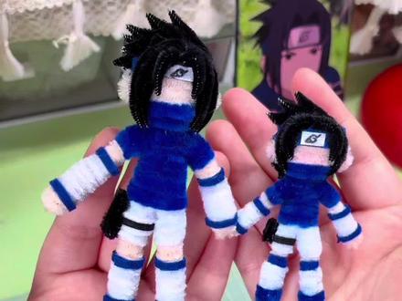 催更的佐助!扭扭棒教学下期来啦 #火影忍者 #火影 #佐助 #教程 #手工