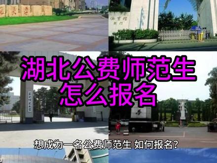 湖北公费师范生怎么报名