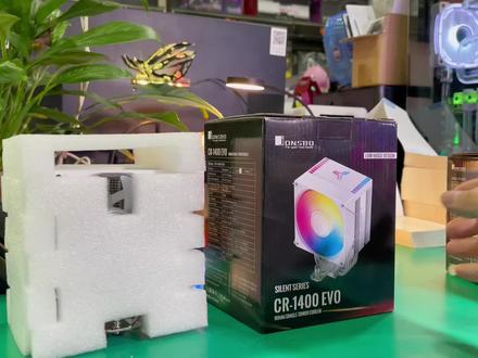 乔思伯CR-1400EVO 安装教程 安装视频来了 散热器安装技巧和方法#diy电脑