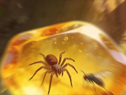 《琥珀》四年级下册语文第5课 阅读链接:
如果你留心观察一些裂开的或受过损伤的松柏类或桃树、槐树的树干,会发现树干上分泌出了黄色透明的树脂,它们便是琥珀的前身。正是这些树脂经过漫长的岁月,最终形成了琥珀。
天然琥珀的形成可以简单分成三个阶段:树脂→硬树脂→琥珀。从树干分泌出来的树脂带着浓浓的香味,可以流动;树脂被砂泥等沉积物掩埋后,地下深处的高温和高压,导致树脂中的有机物挥发,树脂变成了硬树脂;在高温和高压的持续作用下,硬树脂中的有机物进一步挥发,硬树脂最终石化形成了琥珀。