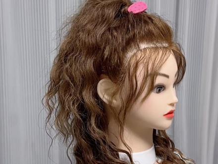 羊毛卷一直都是扎着好看.#羊毛卷 #羊毛卷扎发 #烫发