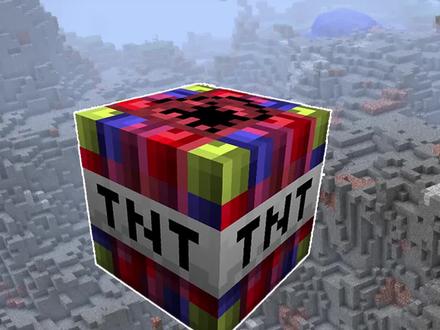 点燃这个核弹TNT,方圆百里直接变成火焰地狱!#我的世界 #晓浩