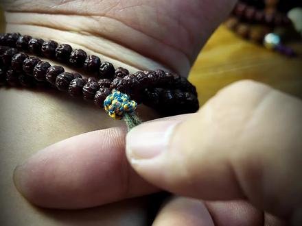 可调抽拉调节长短的松紧结 有手就会的文玩可伸缩活结编法#手串绳结打法 #手串收尾打结 #文玩编绳 #文玩绳结 #有手就会系列