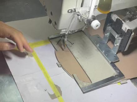 分享电脑花样机车背带,做模调模方法#电脑花样机 #自动化缝纫设备