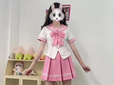 当你有一件水手服…#jk #围裙 #裙撑 #水手服 #jk穿搭