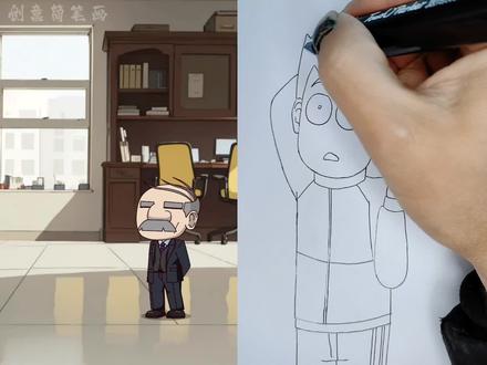 看动画学画开心锤锤#动漫#动画#绘画#画画#儿童动画