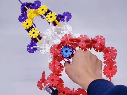 雪花片攻略 特利迦奥特曼 圆环之臂 附三种形态 和奥特曼并肩战斗吧#雪花片 #特利迦奥特曼 #手工