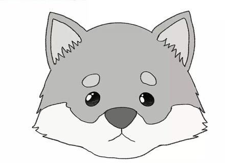 儿童创意卡通手绘简笔画《一分钟画可爱小狼》 #简笔画 #绘画教程 #简笔画教程 #绘画 #手绘 #手绘教程