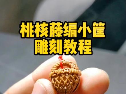 零基础核雕教学#手艺人 #手工diy #纯手工雕刻 @DOU+小助手
