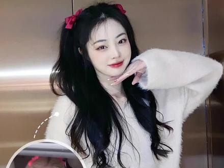 巨显发量!somi同款女团发型,圣诞跨年学起来~#高颅顶 #发型教程