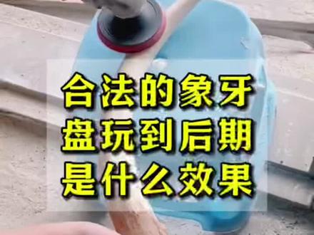猛犸盘玩后包浆会变怎么样?#猛犸象牙