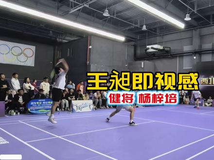 王昶即视感 超强健将 杨梓培 精彩男双对抗 #球路解析 #杨梓培 #星享会羽毛球 #西北巅峰羽毛球巡回赛