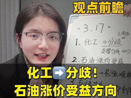 机会在哪?化工丨石油涨价受益丨存储半导体丨半导体丨白酒丨消费 #股票 #盘姐解盘 #化工 #存储芯片 #半导体