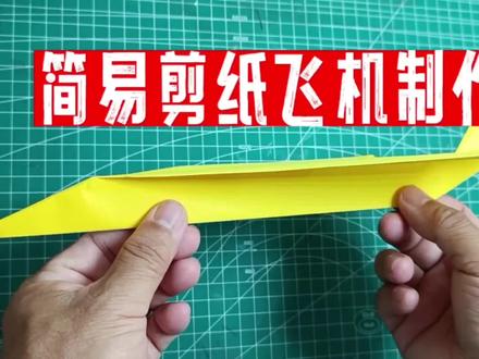 #简易小飞机 #简易 #剪纸飞机 我的长视频没人看