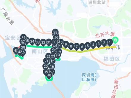 新时代 新忠诚,深圳马拉松路线更新。