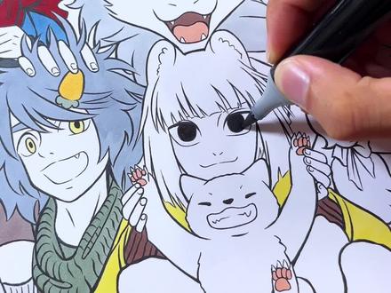 真的会有铁粉吗? #非人哉#梅森尼斯马克笔#手绘