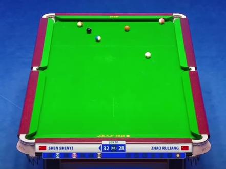 帝皇星赵汝亮不敌沈申义遗憾止步八强,今年还有两个五百万向你招手,加油⛽⛽⛽#乔氏中式台球 #赵汝亮