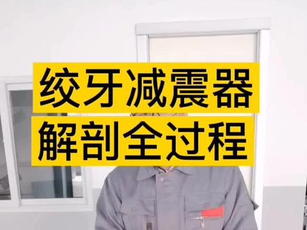 绞牙减震器解剖全过程#每天一个用车知识 #汽车保养与维修 #汽车知识