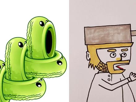 植物大战僵尸 #简笔画#动漫