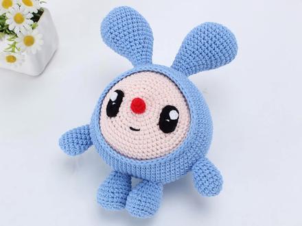 娟娟编织,可爱的瑞奇宝宝玩偶跳跳第四集 #娟娟编织 #钩针基础教程 #我的手工作品