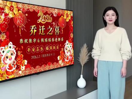 搬新家的时候,乔迁之喜如何投屏到电视上循环播放,下面我来教会大家。 电视投屏乔迁之喜怎么制作,乔迁之喜电视机屏幕怎么投屏视频,2026乔迁之喜电视投屏专用,乔迁之喜电视投屏动态图怎么投屏到电视上,如何一键升成电视壁画,乔迁之喜大吉大利#乔迁之喜电视投屏 #乔迁之喜电视机屏幕#乔迁之喜电视机屏幕动态 #乔迁之喜投屏图怎么制作
#乔迁之喜仪式感