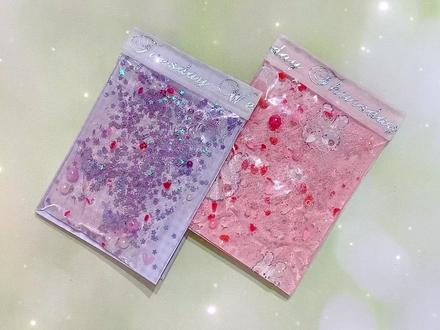 沐浴露diy清凉解压捏捏本,闪闪的流沙质感,香香的太漂亮了#创意手工 #手工diy