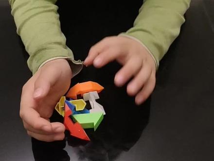 #玩转魔方 #是时候展现真正的技术了 鲁班锁三角形解法,教学版哈哈