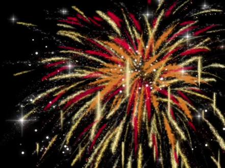 璀璨烟花 华为天生会画超简单绘画过程分享 #跟着抖音学画画 #天生会画 #天生会画教程 #绘画过程分享