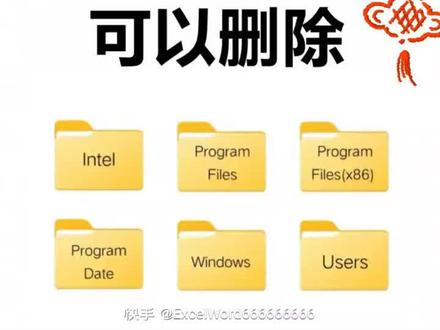 C盘哪些文件夹可以删,哪些不能删?