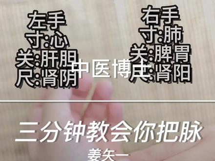 三分钟教会把脉#把脉 #中医 #脉诊 #如有不适请及时线下就医