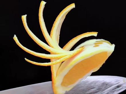 橙子五种切花一看就会#吃出仪式感 #一看就会 #水果花式吃法 #水果切法