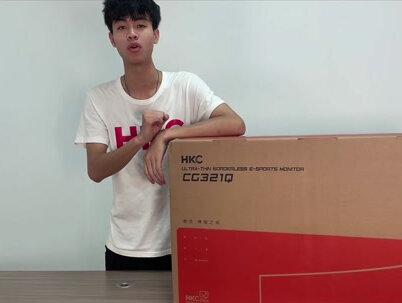 HKC CG321Q 32寸 2K 144HZ 1000R曲率 1ms响应 电竞显示器 滤蓝光 三面微边