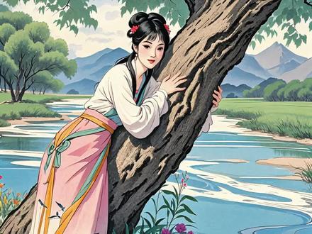 没事多抱抱树#老祖宗的智慧 #养生知识 #养生之道