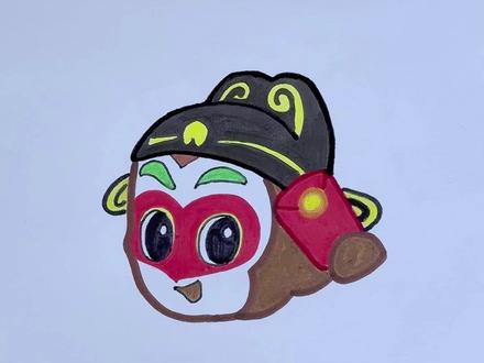 简单易学的美猴王孙悟空表情包简笔画,聪明的你能找到它吗#美猴王简笔画 #孙悟空简笔画 #表情包简笔画 #齐天大圣简笔画 #儿童简笔画