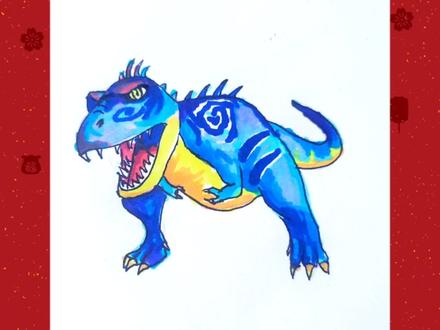 蛇发女怪龙-恐龙简笔画 #儿童画教程 #简笔画 #恐龙 #儿童学画画 #少儿绘画 #恐龙简笔画 #蛇发女怪龙 #创意美术 #石化 #儿童绘画