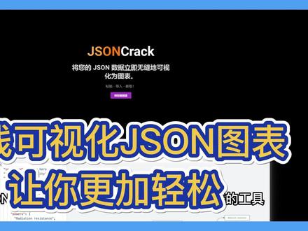 【开源推荐一百四十期】将您的 JSON 数据无缝地可视化图表 只需粘贴、导入就可获取#程序员 #前端开发 #数据可视化