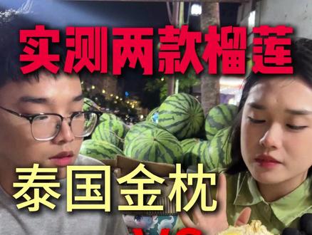 金枕榴莲和干尧榴莲哪个更好吃? #金枕榴莲 #干尧榴莲 #干尧和金枕榴莲的区别 #廉江 #榴莲