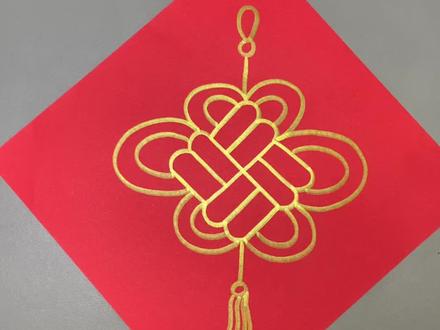 中国结简笔画 一起来画一个简单又好看的中国结,一学就会快来试试吧!#中国结简笔画 #中国结 #简笔画 #新年简笔画 #亲子绘画