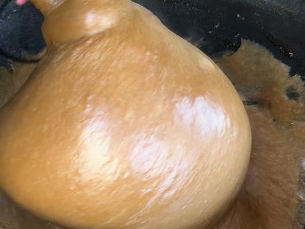 自家做的红糖姜汁年糕、本地小姜、姜汁浓厚、手工制作。#美食制作过程