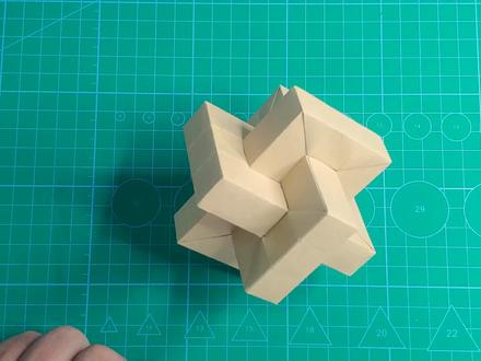 中国古人独有的智慧 孔明锁又叫鲁班锁 有趣的手工玩具 #鲁班锁孔明锁#立体几何折纸#折纸教程 #折纸玩具