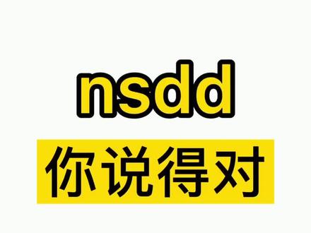 #追星 #追星女孩 饭圈用语缩写(1)之nsdd