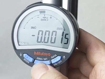 三丰数显高度规是这样设置数字的 .深度计 千分表#千分表 #仪器仪表 #千分表检定仪 #千分表的读数方法 #千分表