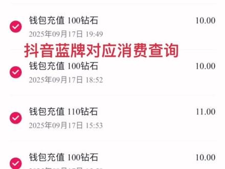 抖音蓝牌等级1-75级对应金额查询